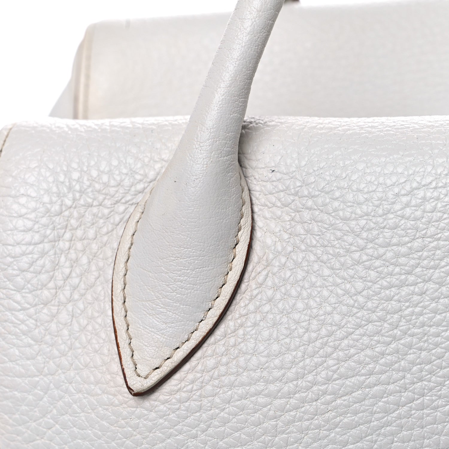 Prada Vitello Daino Medium Top Handle Bag White 11 of 20