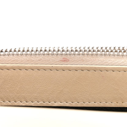 Saint Laurent Calfskin Crocodile Embossed Kate Monogram Tassel Chain Wallet Crema Soft 11 of 14