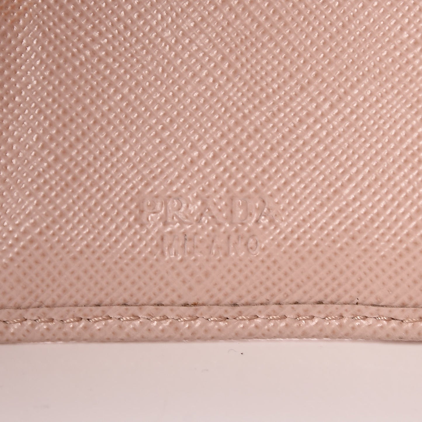 Saffiano Metal Tri-Fold Wallet Cipria