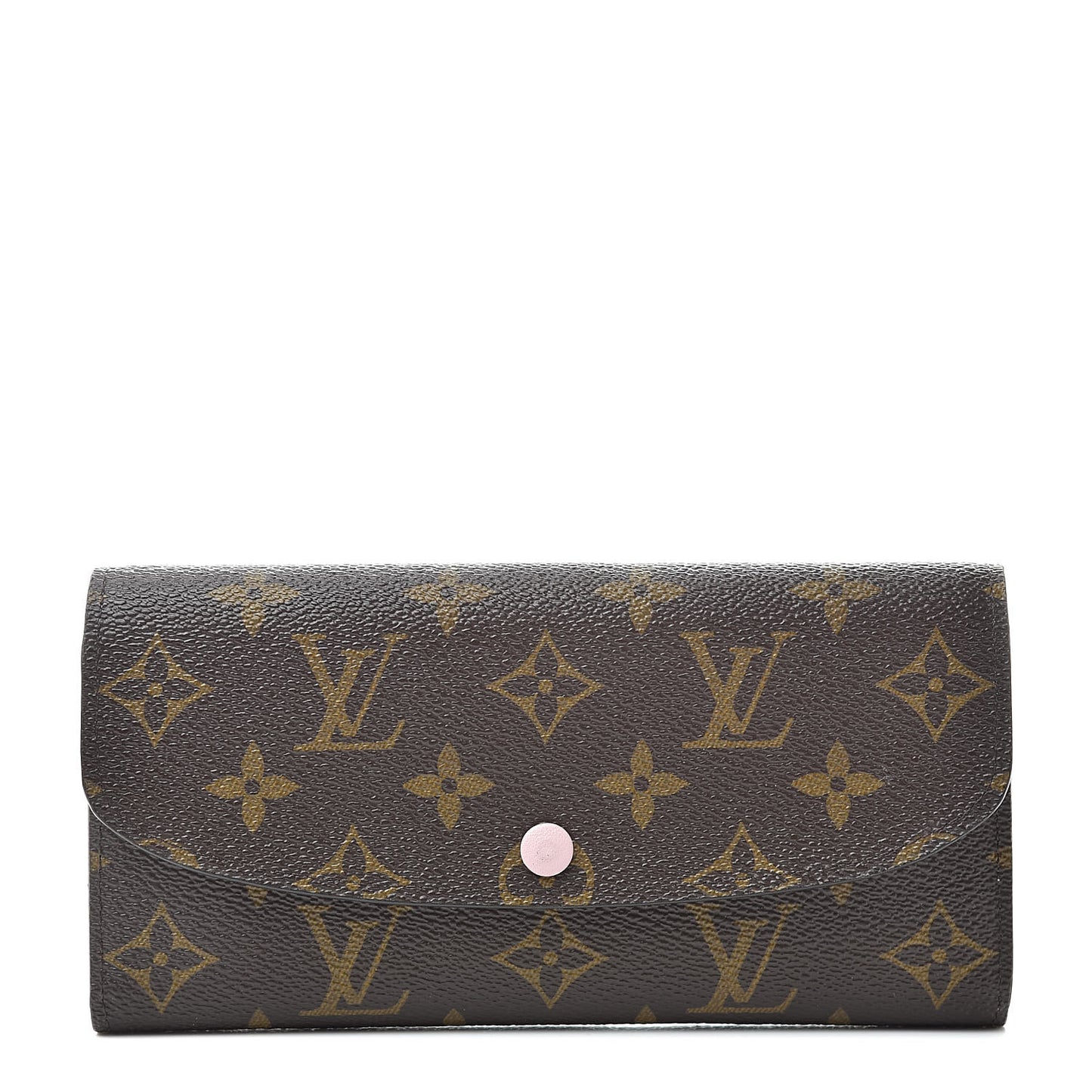 Monogram Emilie Wallet Rose Ballerine