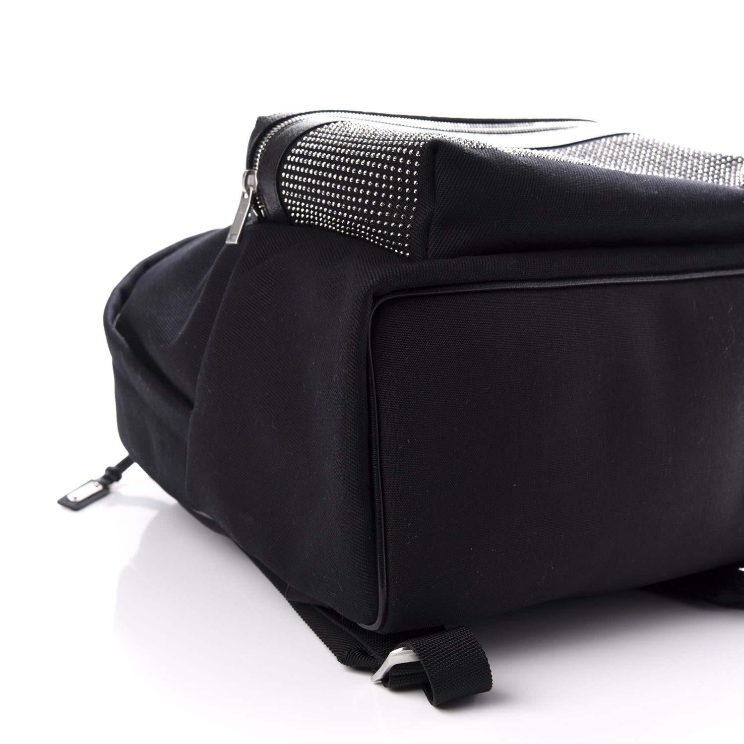 Saint Laurent Canvas City Studded Backpack Black 7 of 9