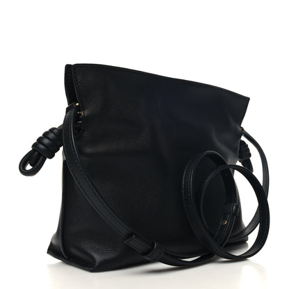 Loewe Calfskin Mini Flamenco Knot Clutch Black 3 of 9