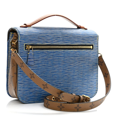 Louis Vuitton Epi Reverse Monogram Pochette Metis Denim Light 2 of 8