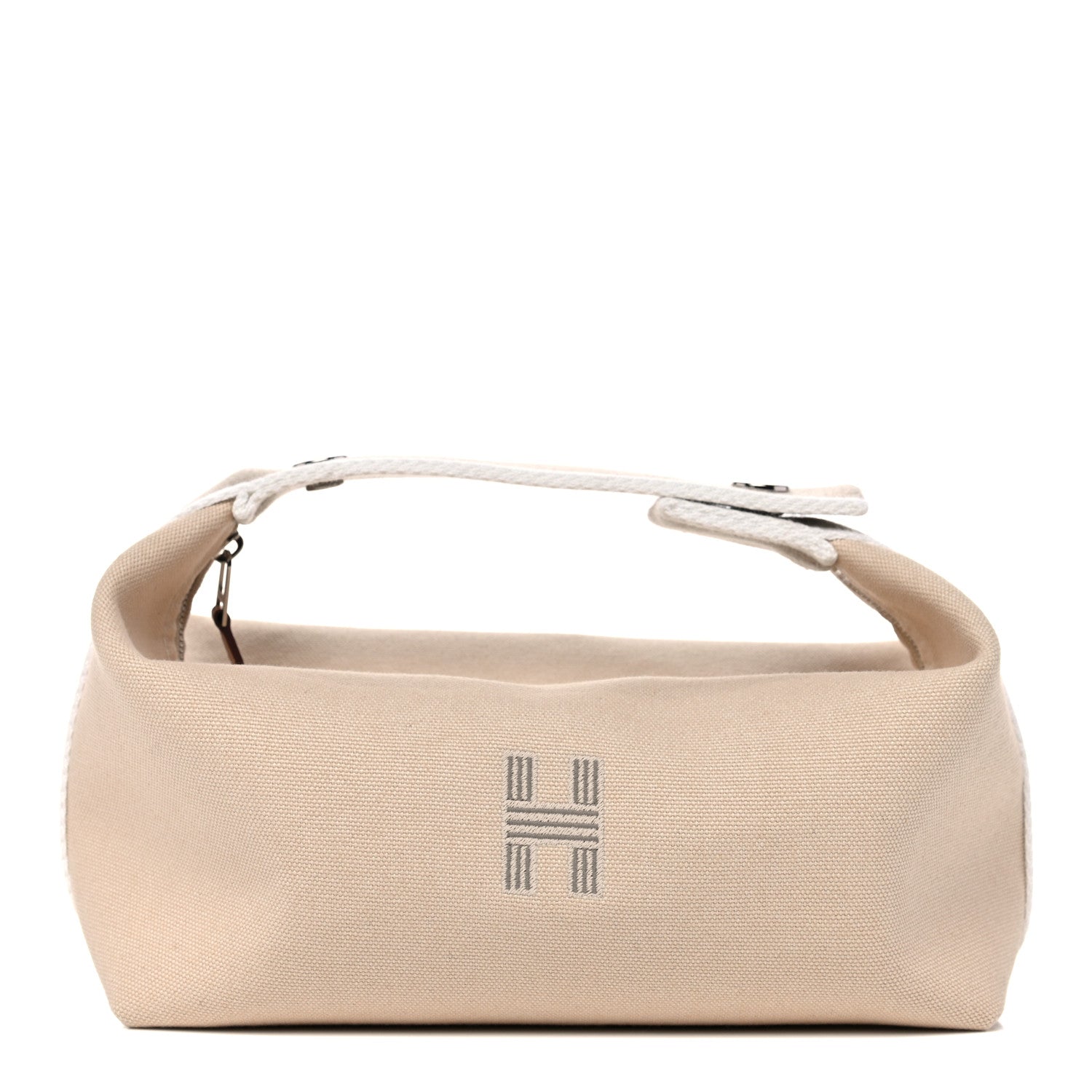 Hermes Canvas Small Bride-A-Brac Pouch Natural 1 of 8