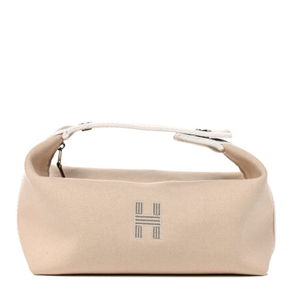 Hermes Canvas Small Bride-A-Brac Pouch Natural 1 of 8