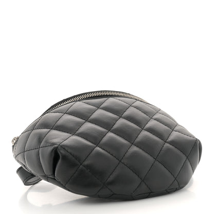 Chanel Calfskin Quilted Waist Belt Bag Black 4 of 10