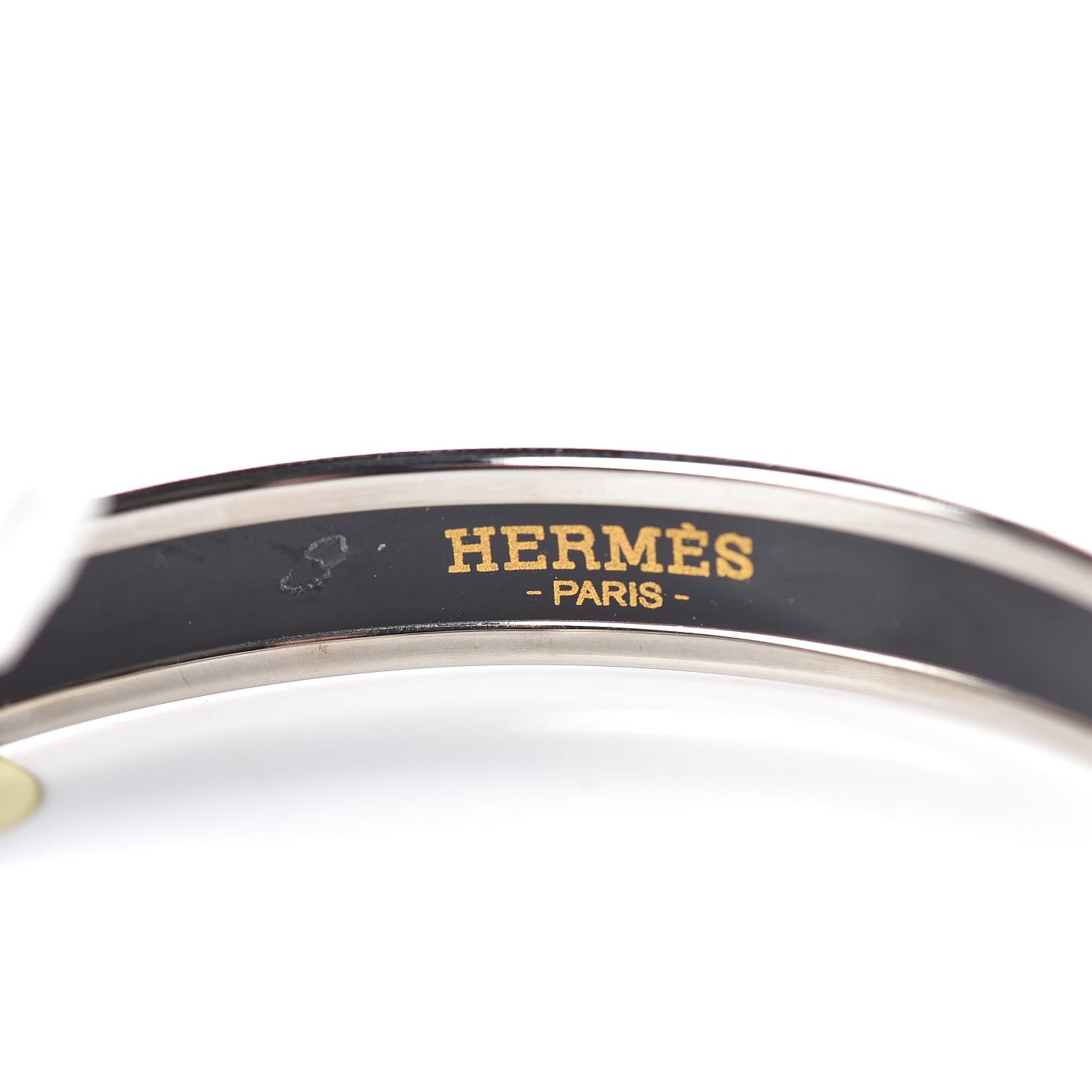 Hermes Enamel Printed Narrow Caleche Bracelet 62 Framboise 5 of 5