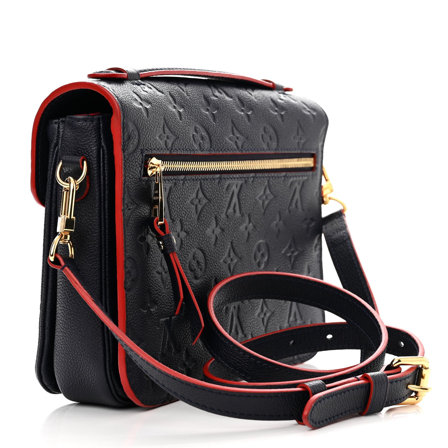 Louis Vuitton Empreinte Pochette Metis Marine Rouge 3 of 12