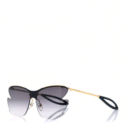 Louis Vuitton Bohemian Vuittony Square Sunglasses Z1235W Silver Mirror 1 of 4