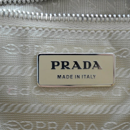 Prada Vitello Metal Handle Shoulder Bag 8 of 10