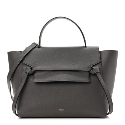 Celine Grained Calfskin Mini Belt Bag Grey 1 of 11