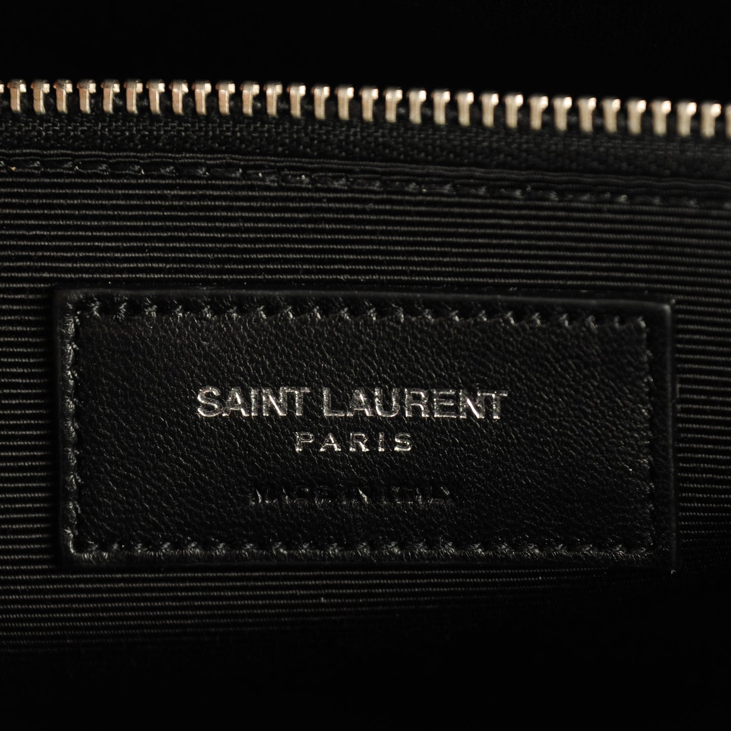 Grained Calfskin Small Sac De Jour Black