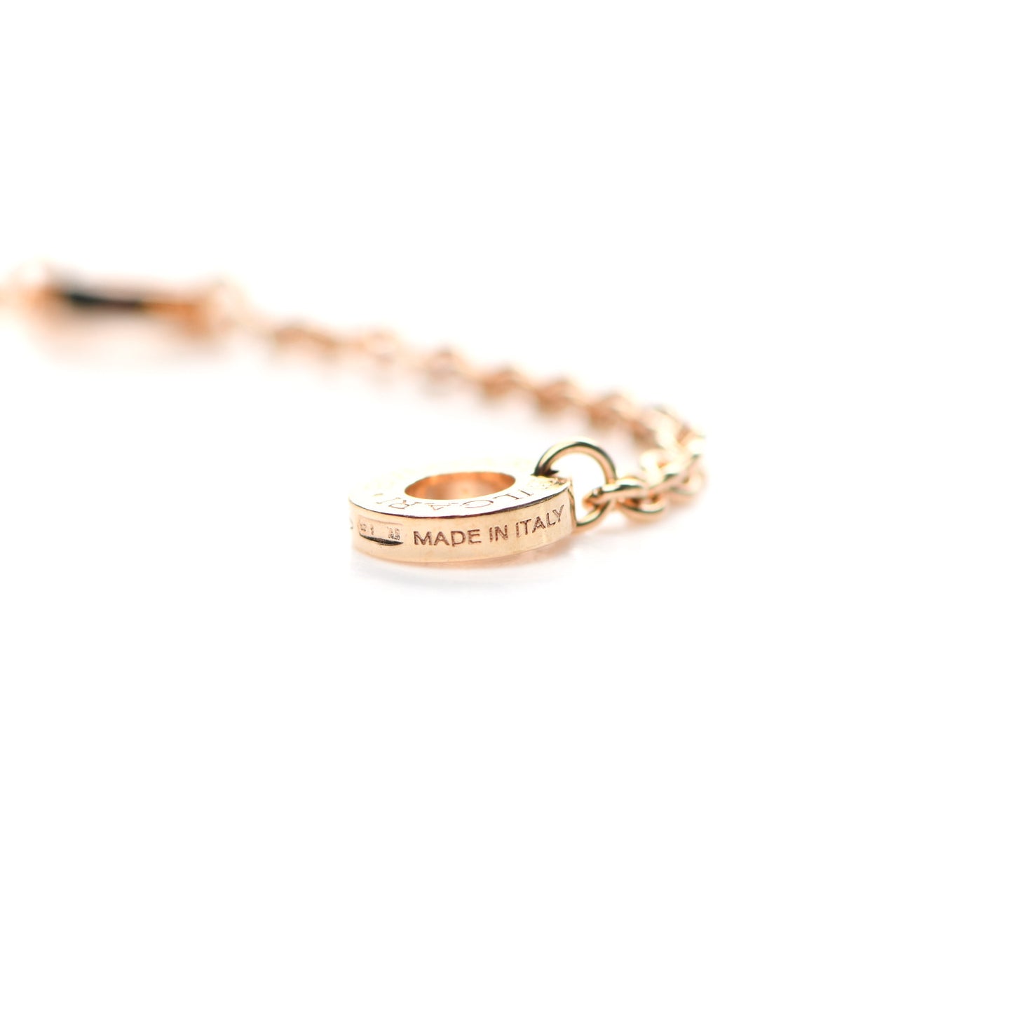18K Rose Gold Diamond Black Onyx Mother of Pearl BVLGARI BVLGARI Pendant Necklace