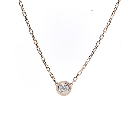 Cartier 18K Pink Gold Diamond LM D'Amour Pendant Necklace 5 of 6