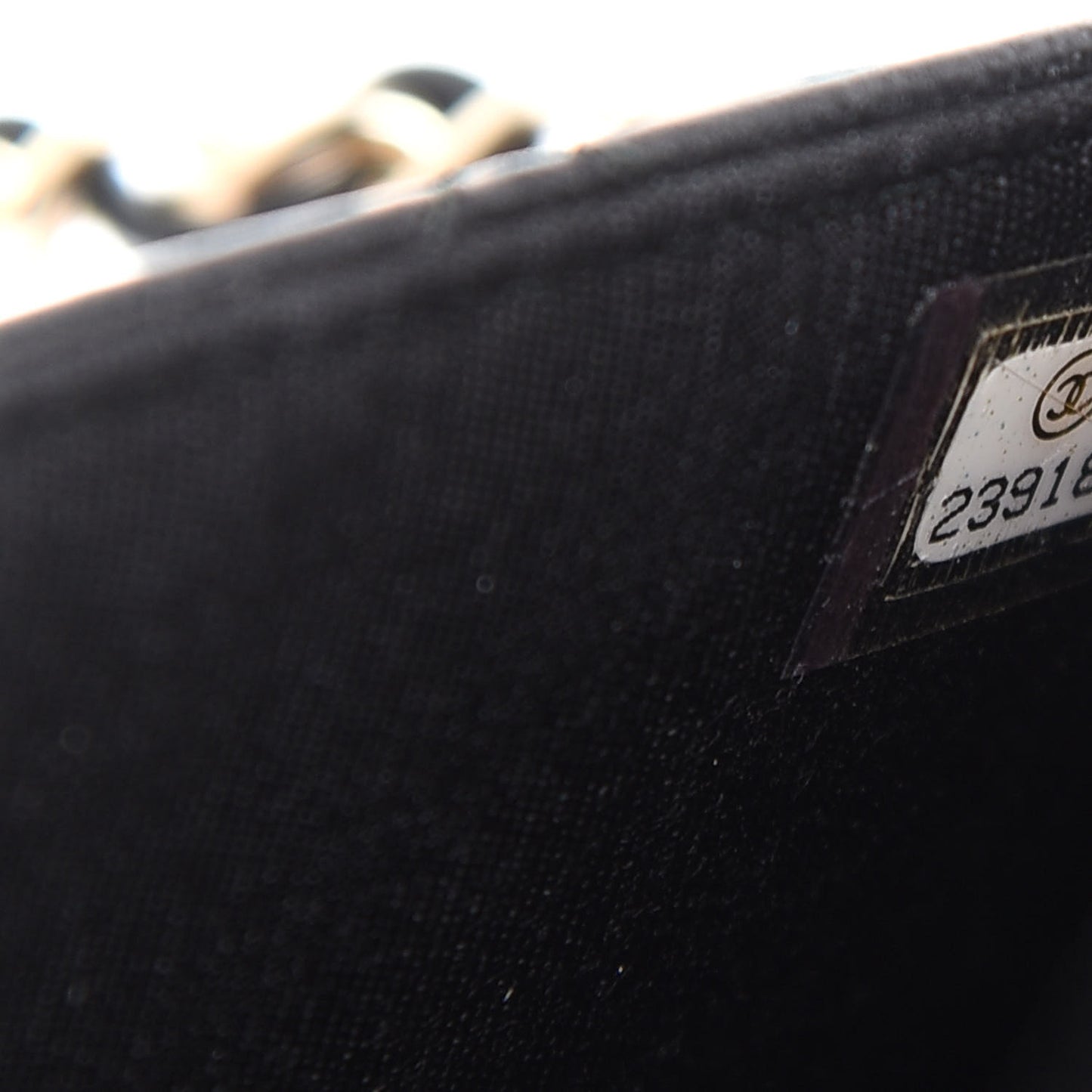 Lambskin Quilted Trendy CC Wallet On Chain WOC Black