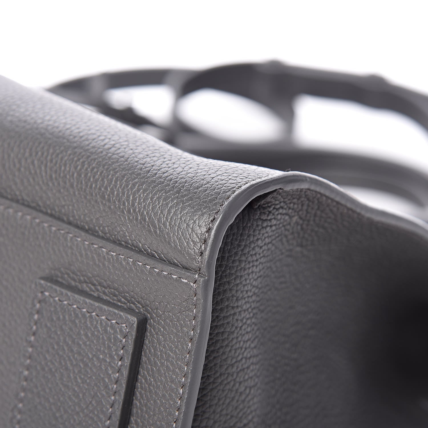 Saint Laurent Grained Calfskin Small Supple Sac De Jour Grey 10 of 15