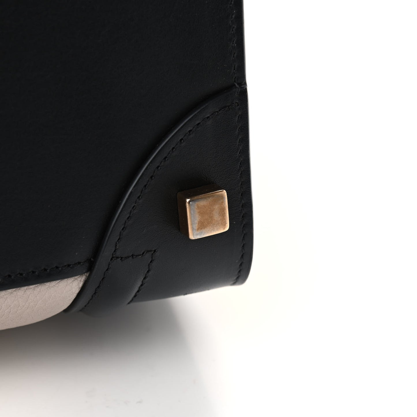 Baby Grained Calfskin Nubuck Micro Tri-Color Luggage Desert