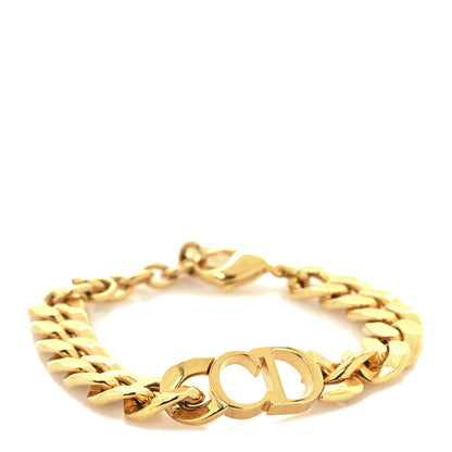 Christian Dior Brass CD Icon Chain Bracelet Gold 1 of 4