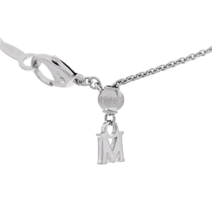 Mikimoto 18K White Gold Akoya Cultured Pearl 7.5mm M Collection Pendant Necklace 6 of 7