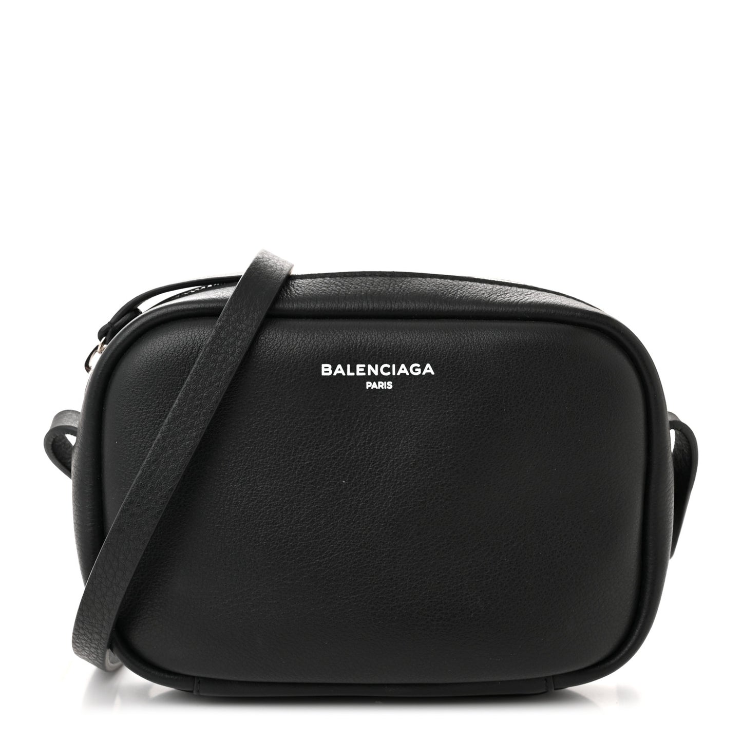 Calfskin Logo XS Everyday Camera Bag Black