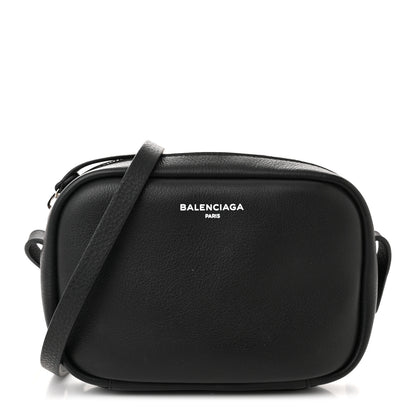 Balenciaga Calfskin Logo XS Everyday Camera Bag Black 1 of 10