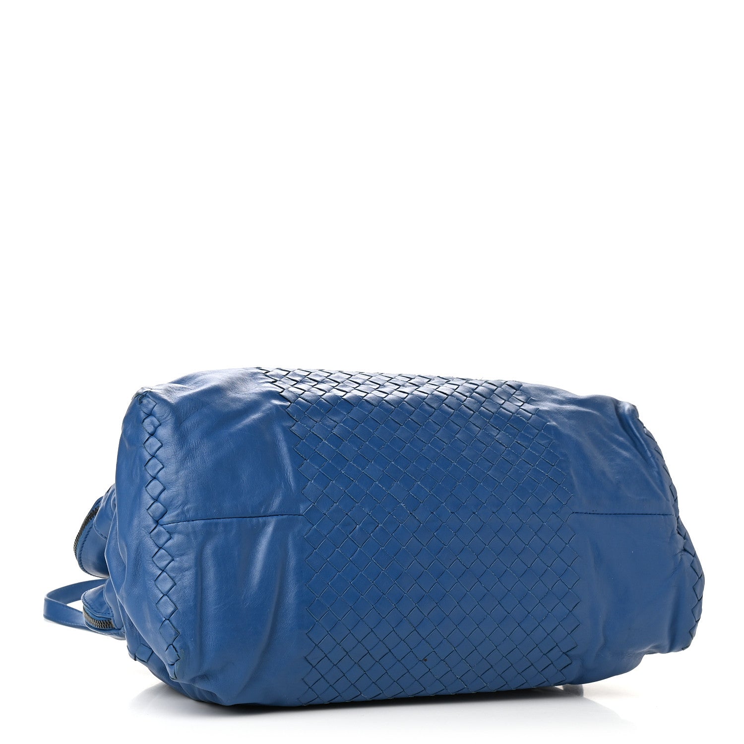 Bottega Veneta Calfskin Intrecciato Large Leggero Tote Blue 4 of 11