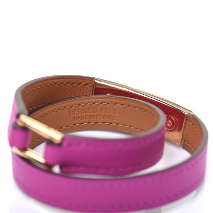 Hermes Swift Rivale Double Tour Bracelet T2 Magnolia 4 of 9