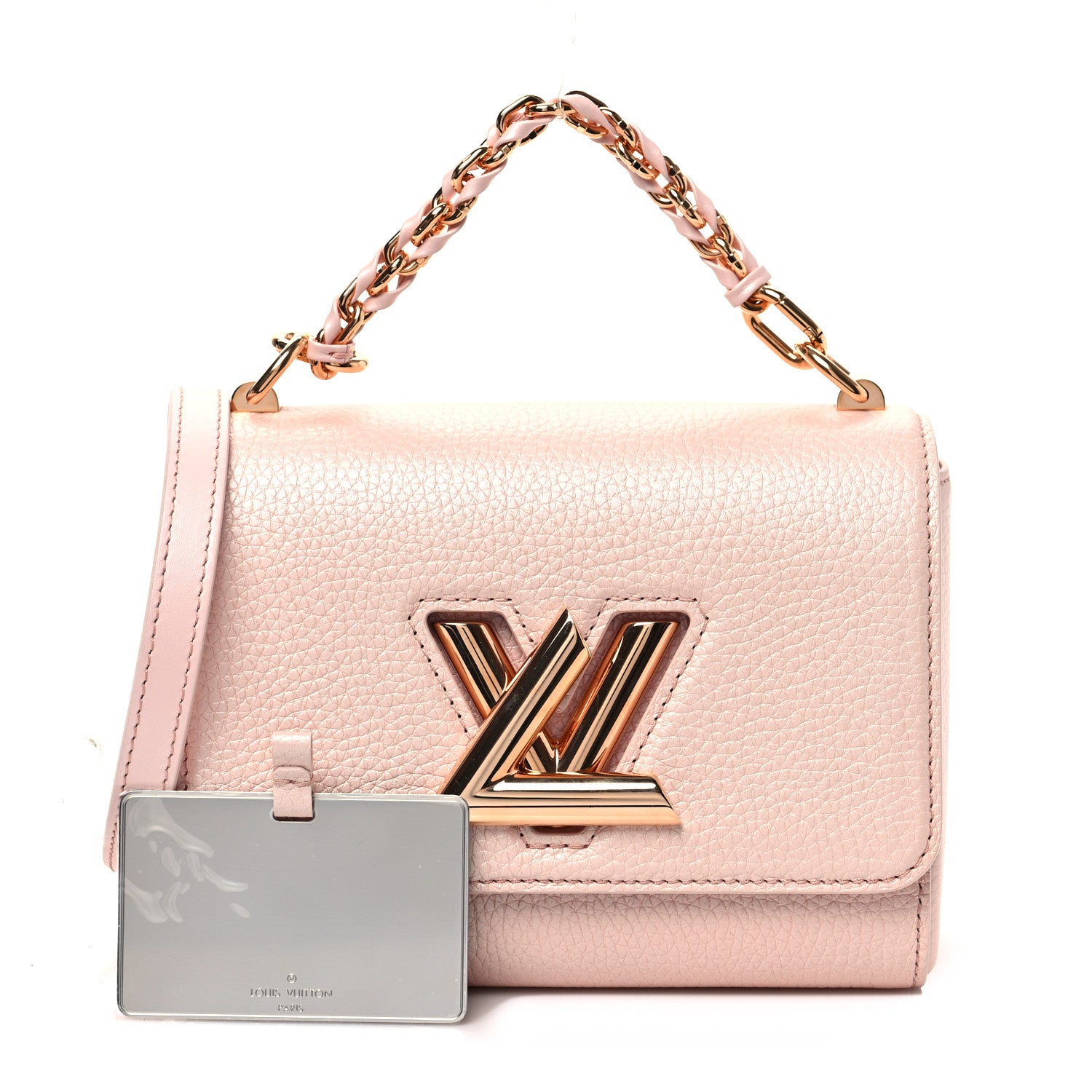 Louis Vuitton Iridescent Grained Calfskin Summer Splash Twist PM Pink 1 of 6