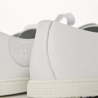 Hermes Calfskin One Sneakers 38 White 11 of 12