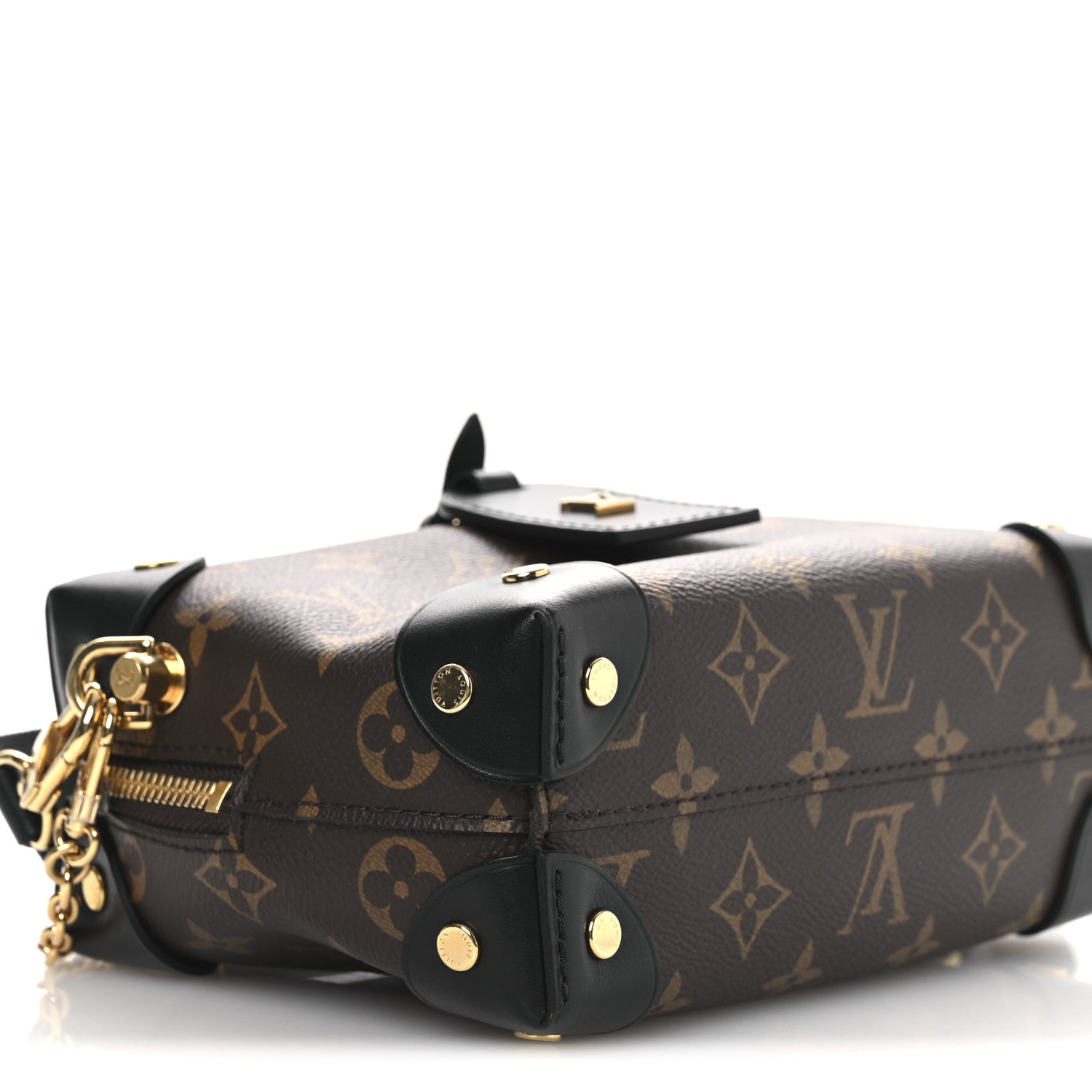 Louis Vuitton Monogram Petite Malle Souple Black 11 of 12