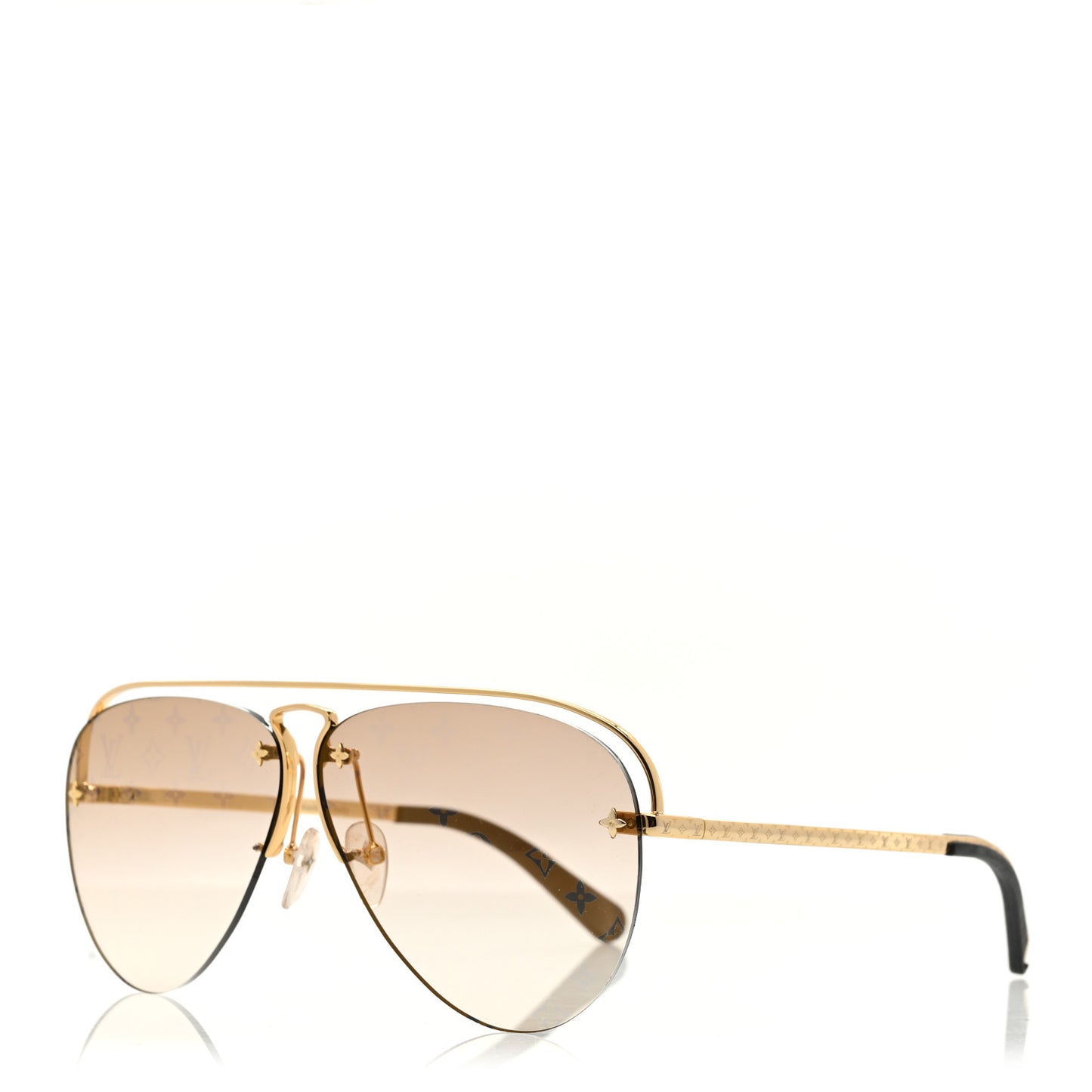 Monogram Grease Sunglasses Z1366E Gold