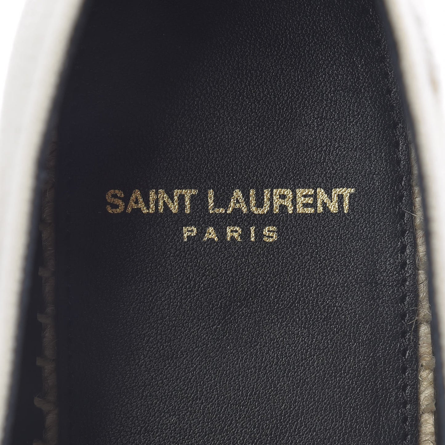 Canvas Elba Logo Embroidered Espadrilles 35 Panna