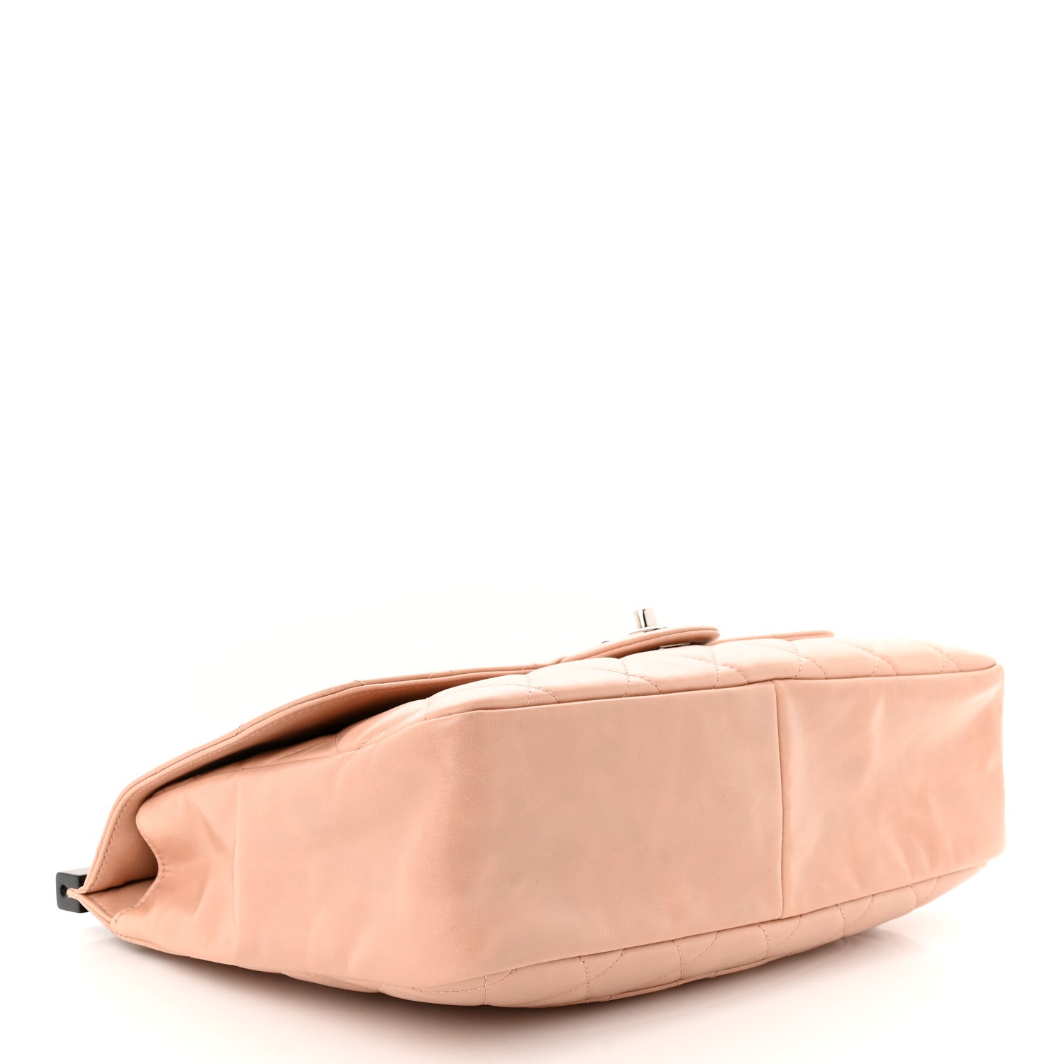 Chanel Glazed Calfskin Quilted Small CC Delivery Tote Light Pink 4 of 12