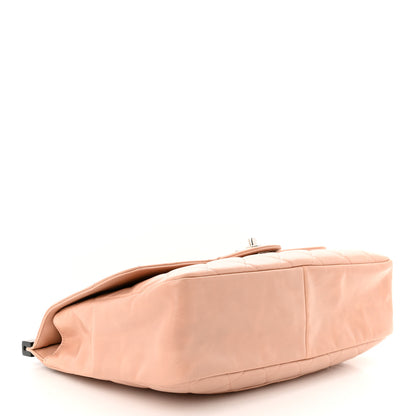 Chanel Glazed Calfskin Quilted Small CC Delivery Tote Light Pink 4 of 12