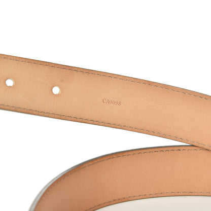 Louis Vuitton Epi Initiales Belt 80 32 Ivory 7 of 9