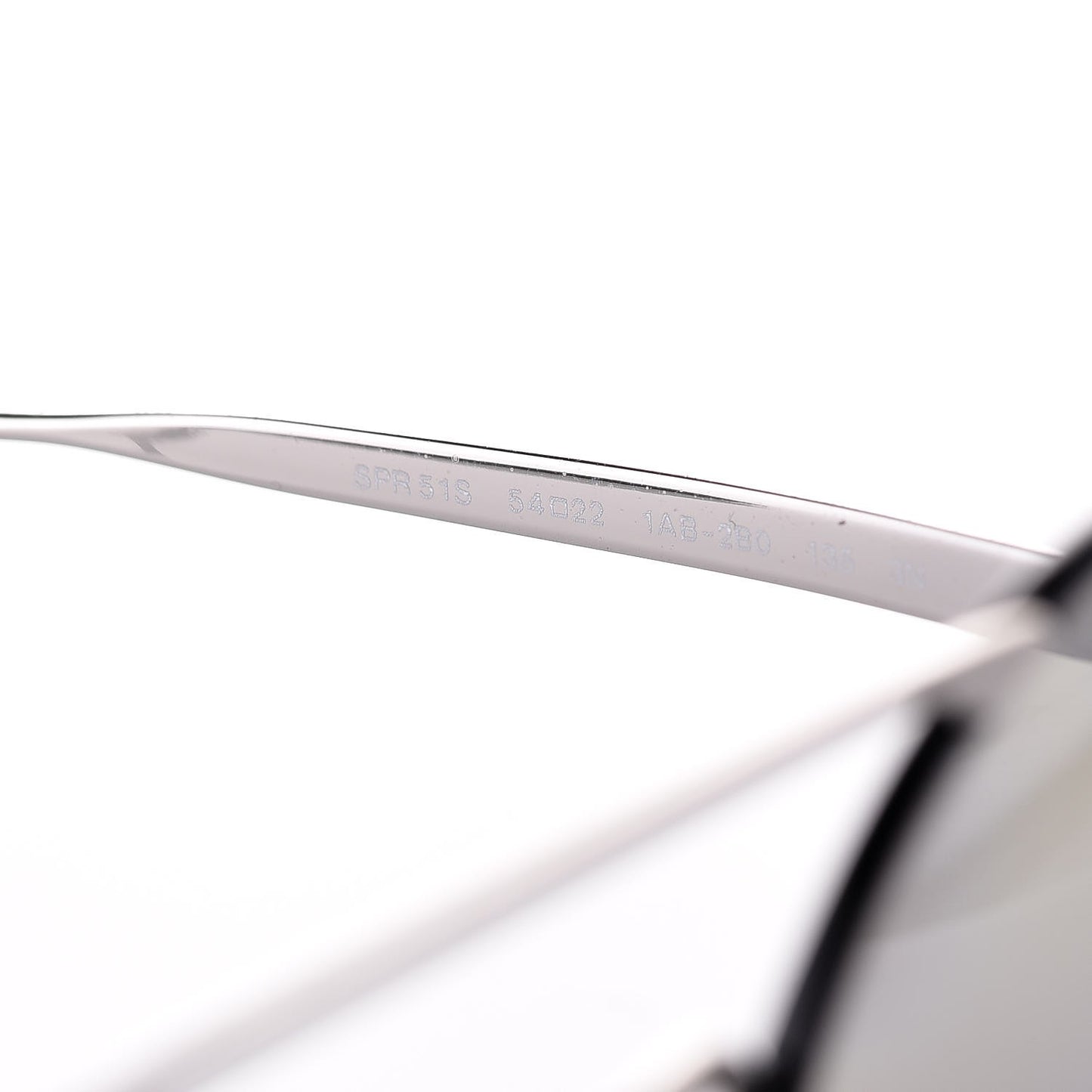 Round Sunglasses SPR 51S Black Silver