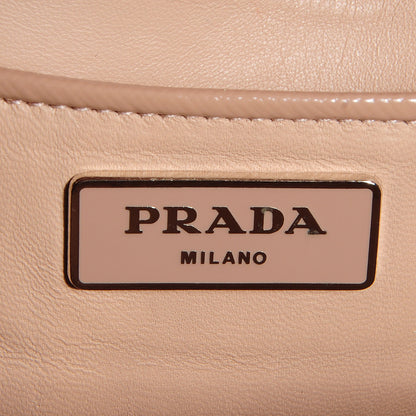 Prada Saffiano Vernice Crystal Pyramid Bag Cammeo 8 of 10