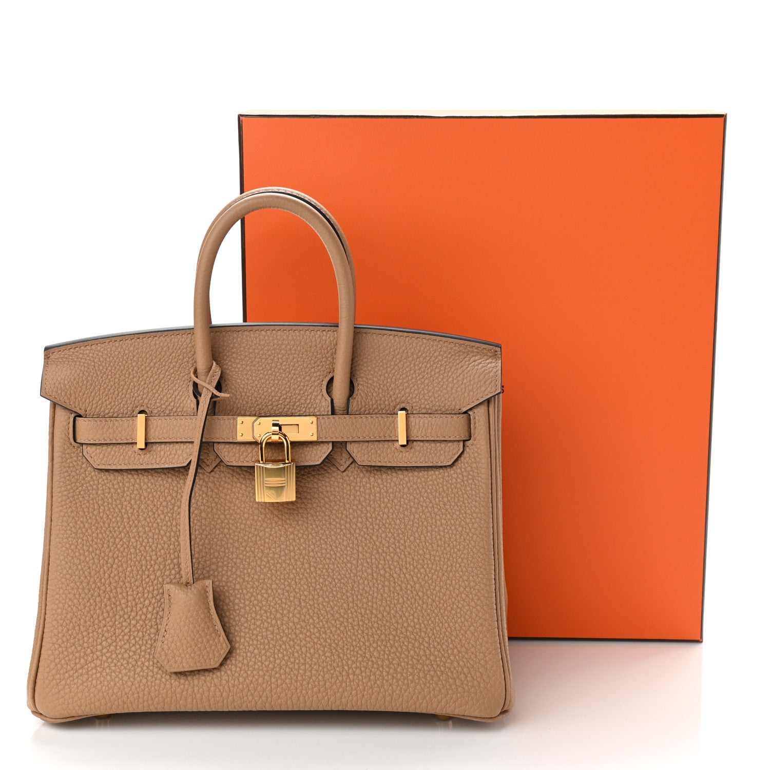 Hermes Togo Birkin 25 Chai 11 of 11
