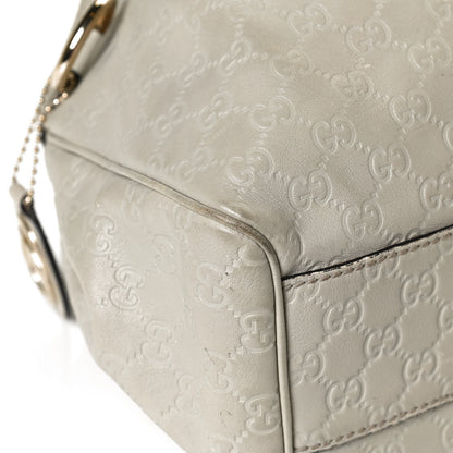Gucci Guccissima Medium Sukey Tote Mystic White 12 of 13