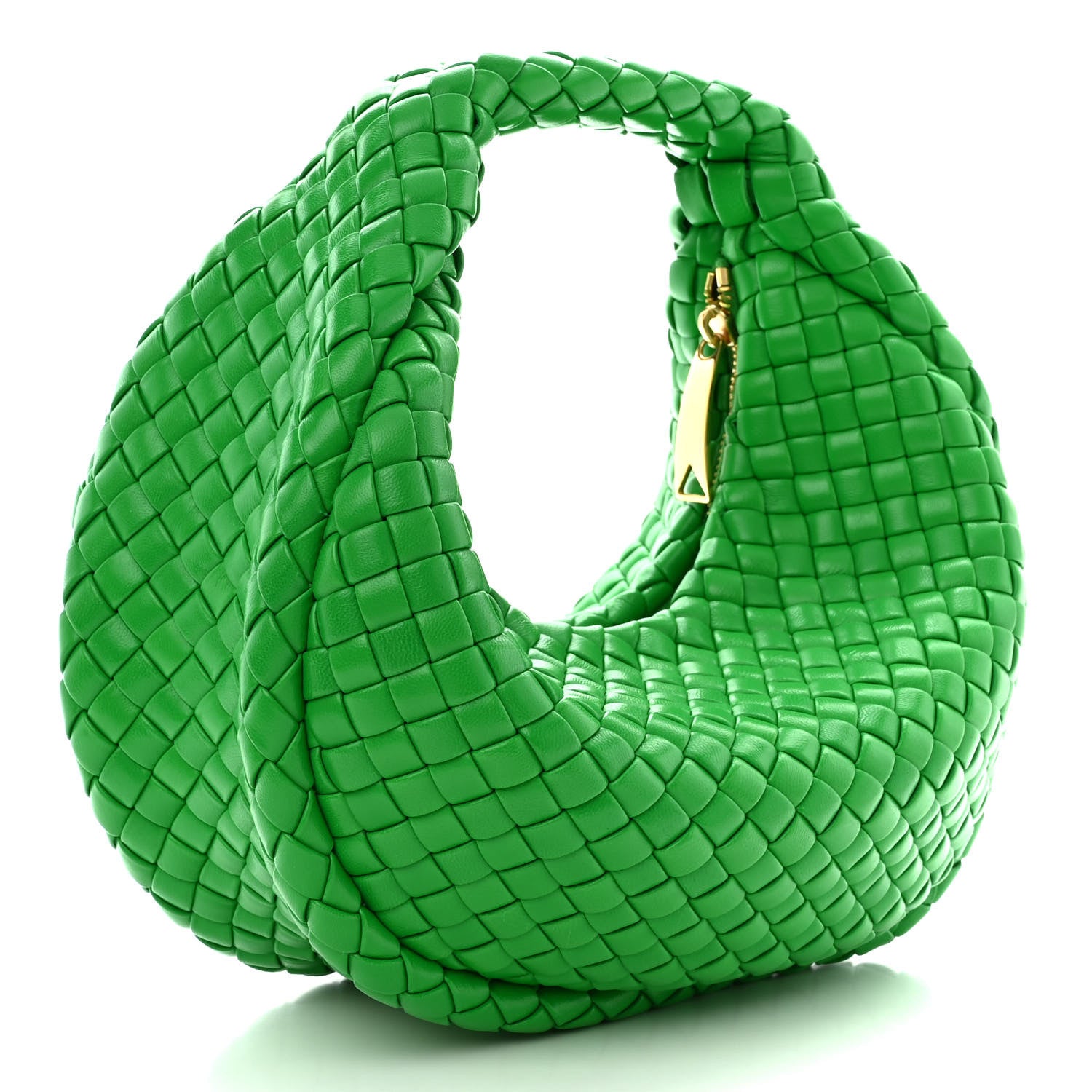 Bottega Veneta Rubber Intreccio Padded Mini Jodie Parakeet 3 of 9
