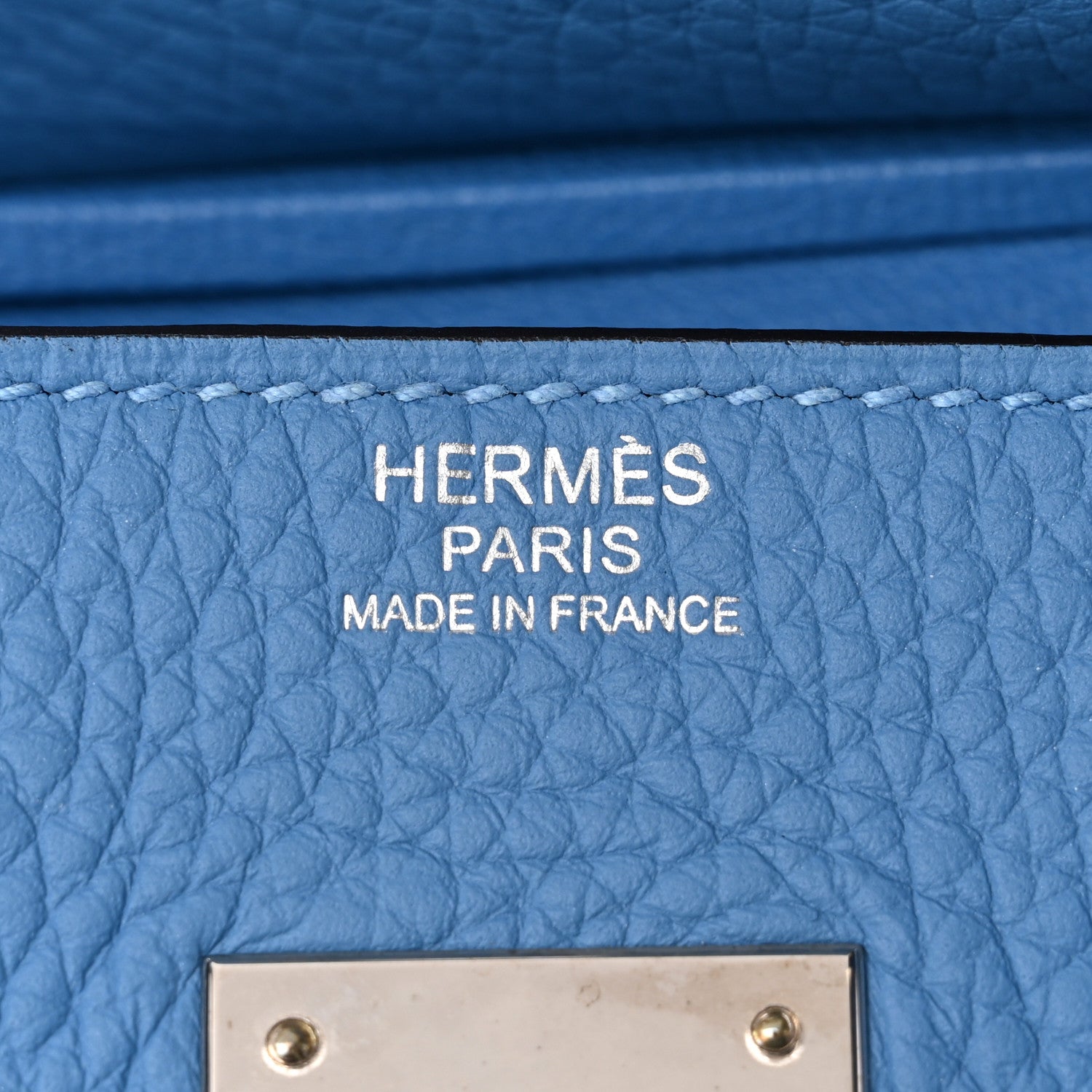 Hermes Togo BIRKIN 30 Bleu Paradis 6 of 11