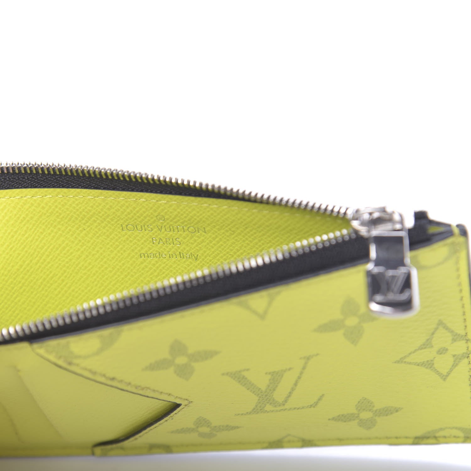 Louis Vuitton Monogram Taiga Coin Card Holder Yellow 6 of 7