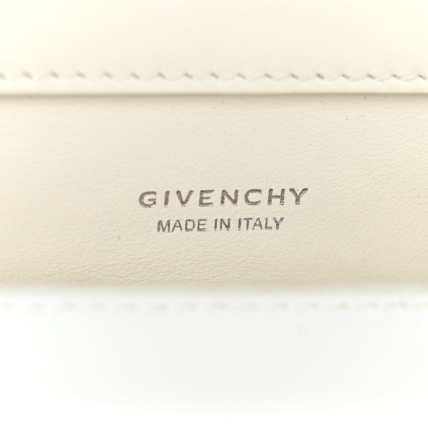 Patent Quilted Small 4G Chain Shoulder Bag White