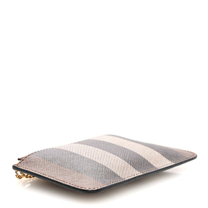 Burberry Kelbrook Exaggerated Check Canvas Card Case Birch Brown 4 of 6