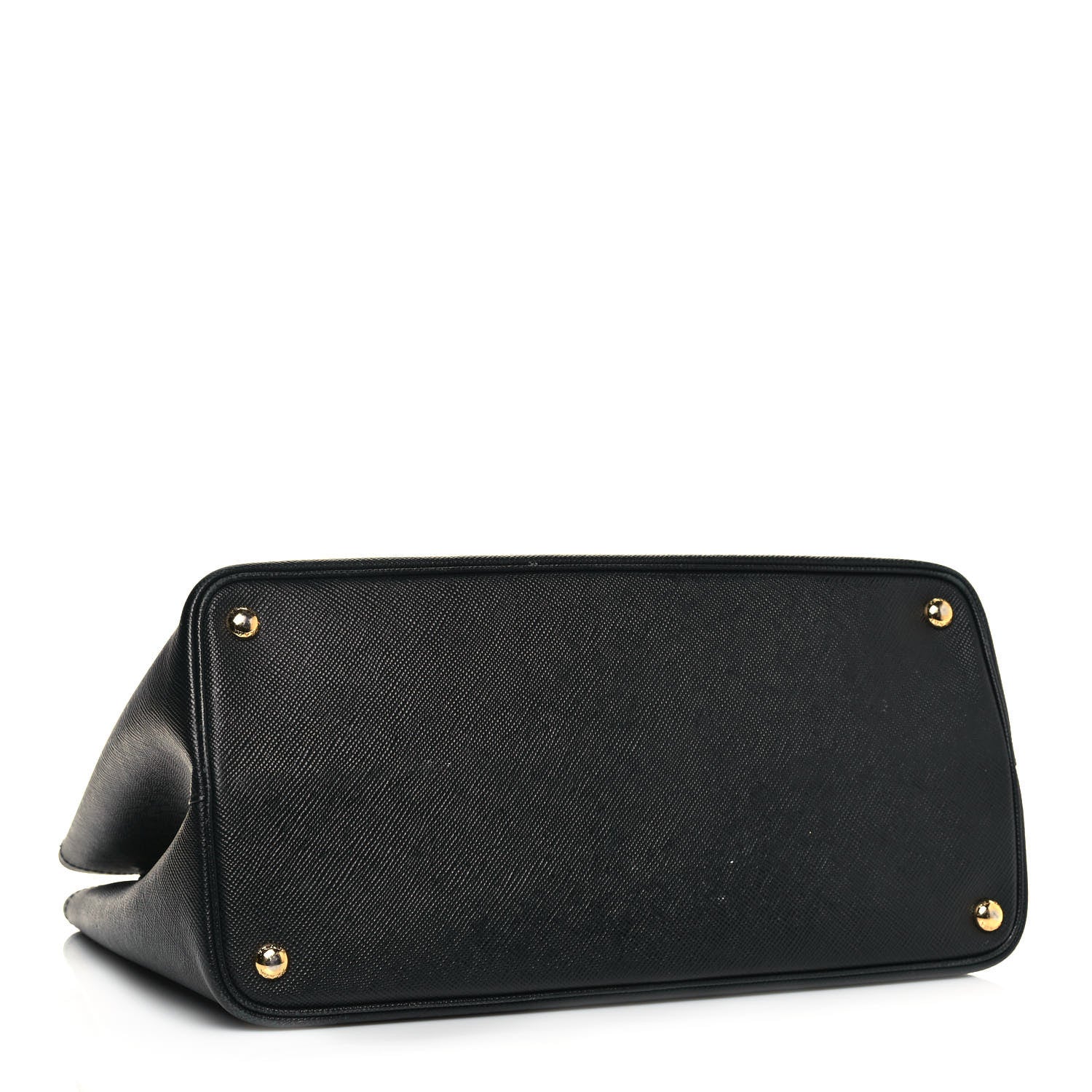 Prada Saffiano Cuir Medium Double Bag Black Fuoco 4 of 25