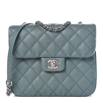 Chanel Caviar Quilted Medium Urban Companion Flap Blue 1 of 7