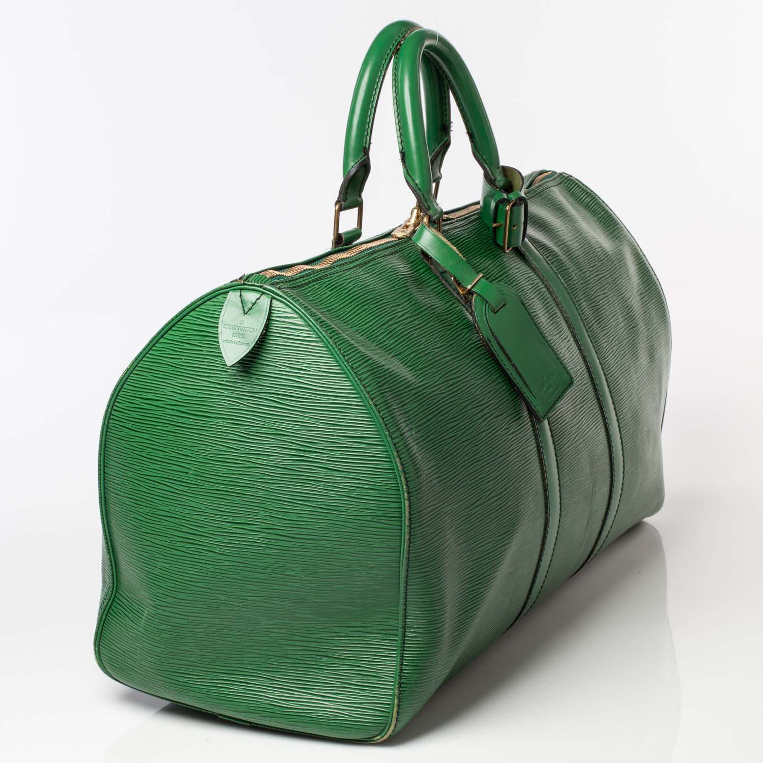 Louis Vuitton Epi Keepall 45 Borneo 3 of 11
