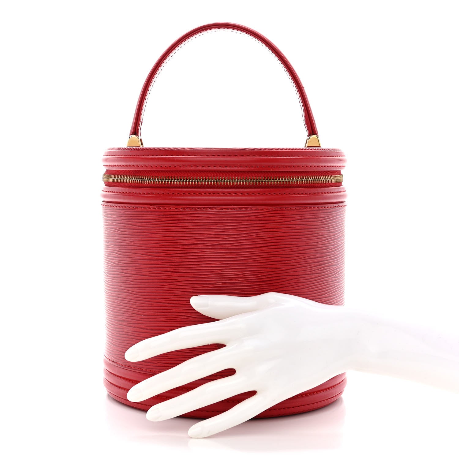 Louis Vuitton Epi Cannes Castillan Red 2 of 13