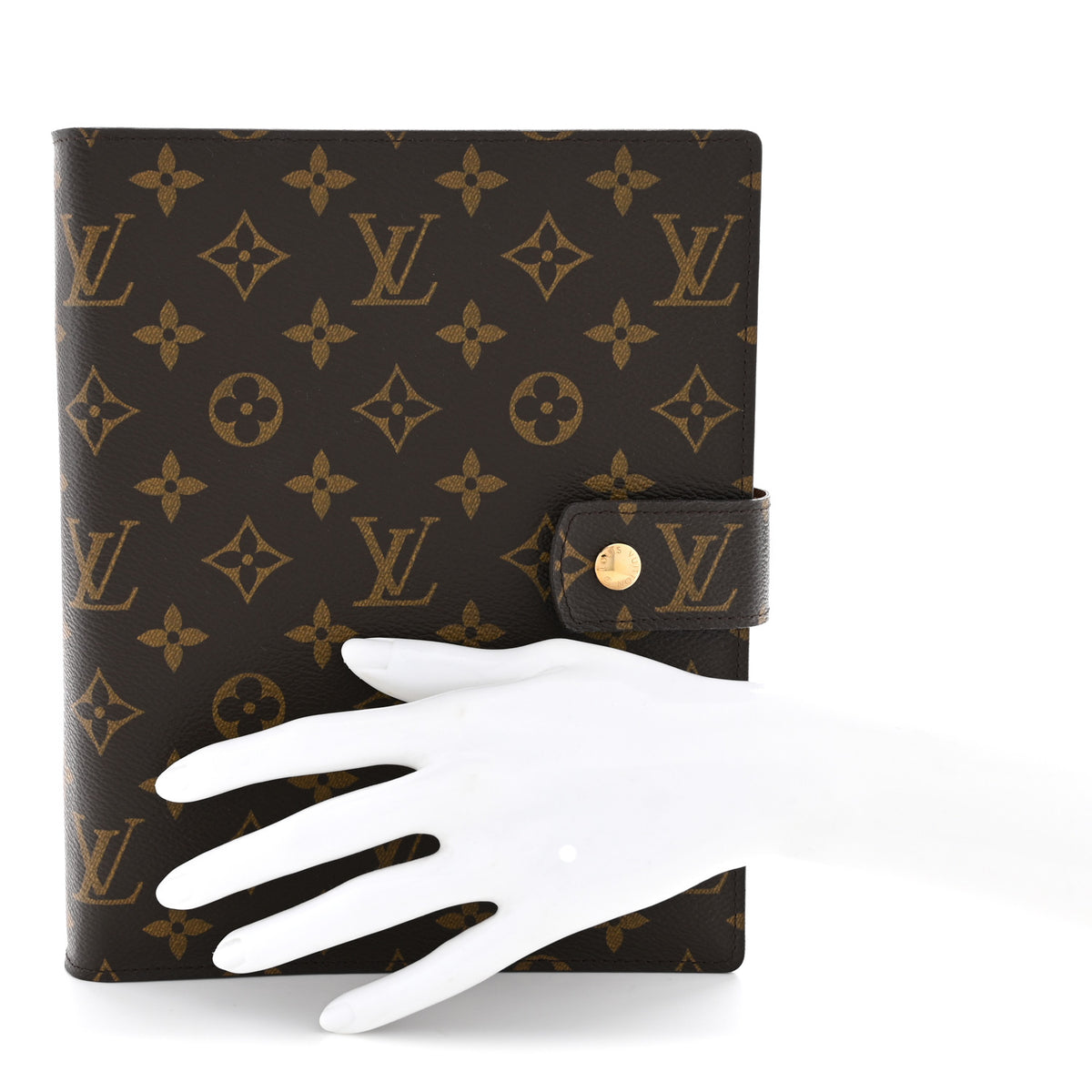 Monogram Large Ring Agenda Cover