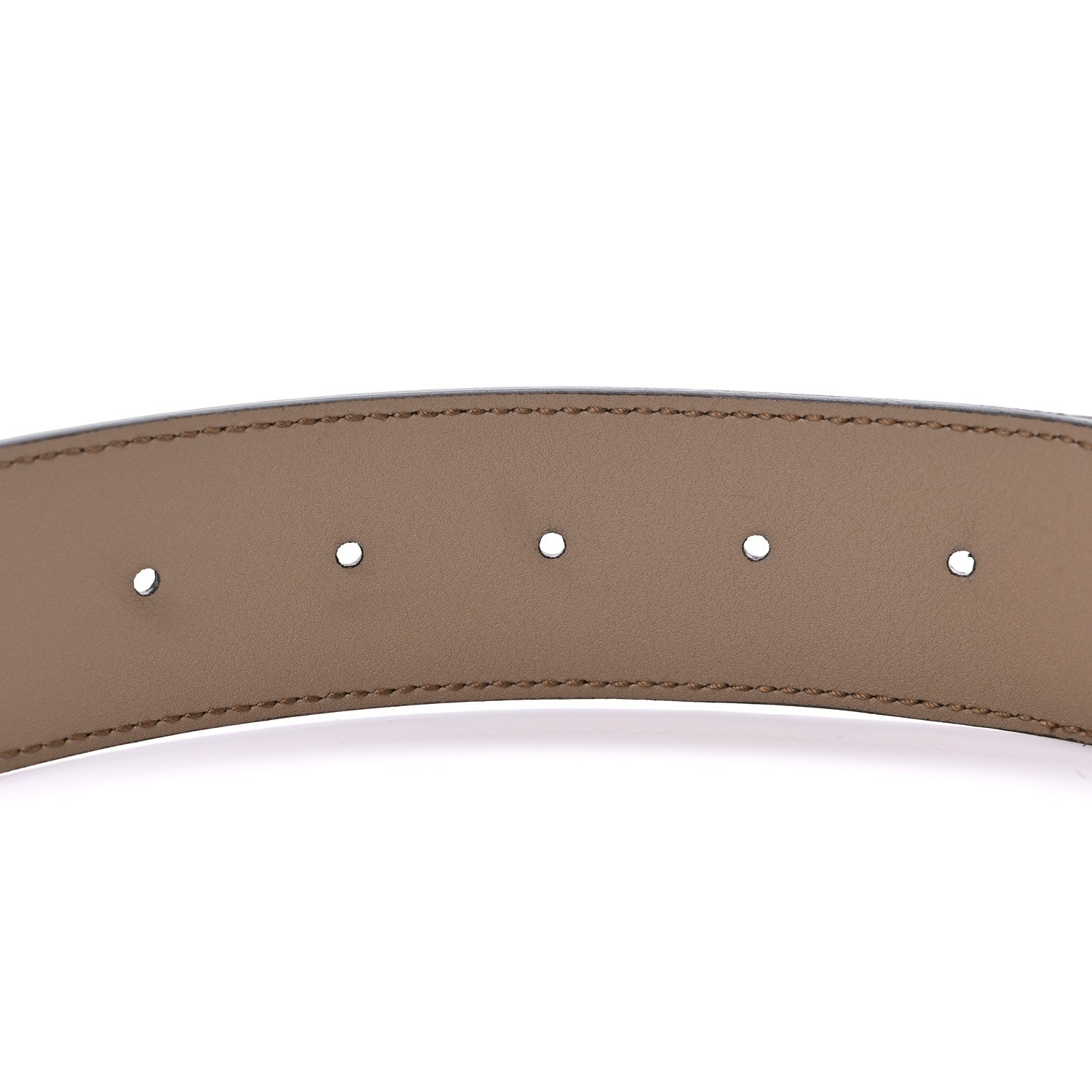 Gucci GG Supreme Monogram Suede Dionysus 40mm Belt 90 36 Beige Taupe 4 of 4